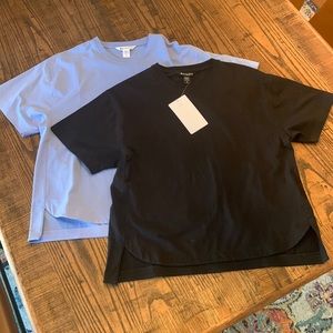 Athleta Effortless Tee - size S - set of 2